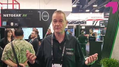 Richard Jonker from Netgear bringing us the latest from the team at Infocomm 2026