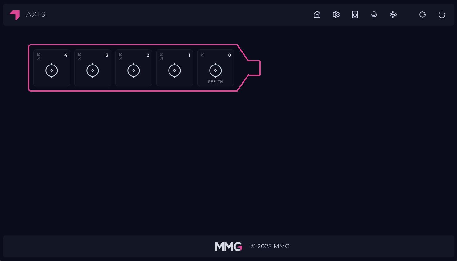 MMG Axis Portal Dashboard