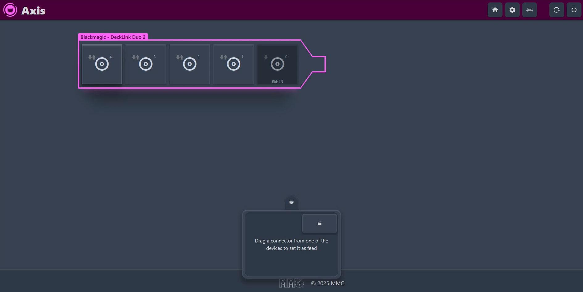 MMG Axis Portal Dashboard