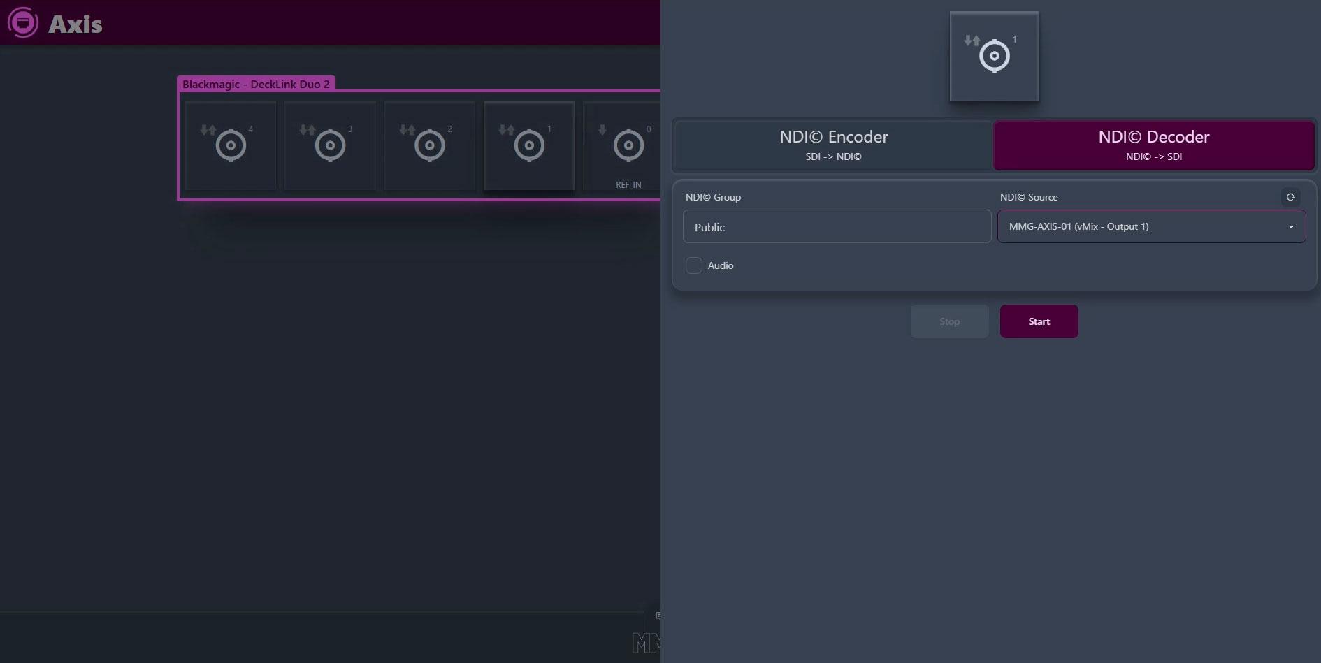 MMG Axis Portal Dashboard