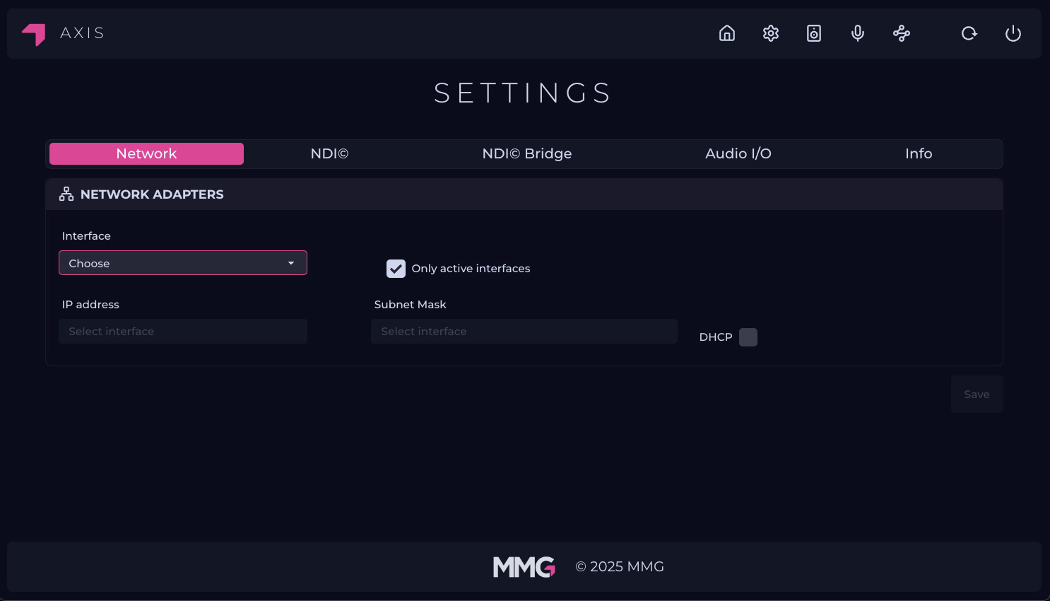 Network Settings